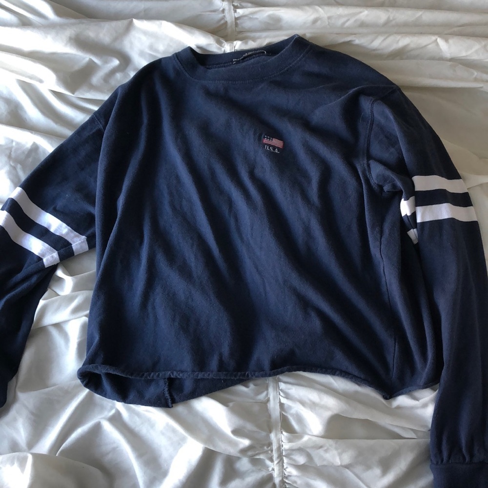 Lightly worn cropped Brandy Melville longsleeve